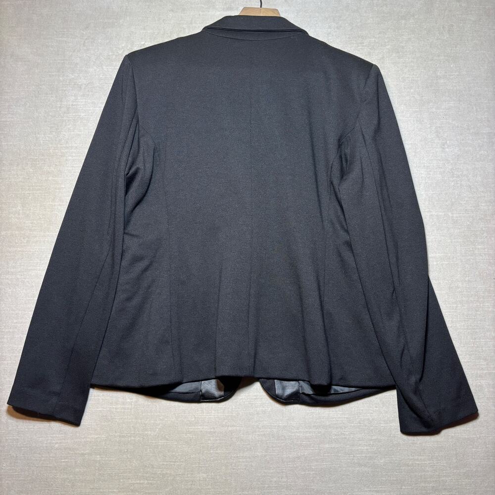 Notations Blazer M Black Single Button Classic Mi… - image 2